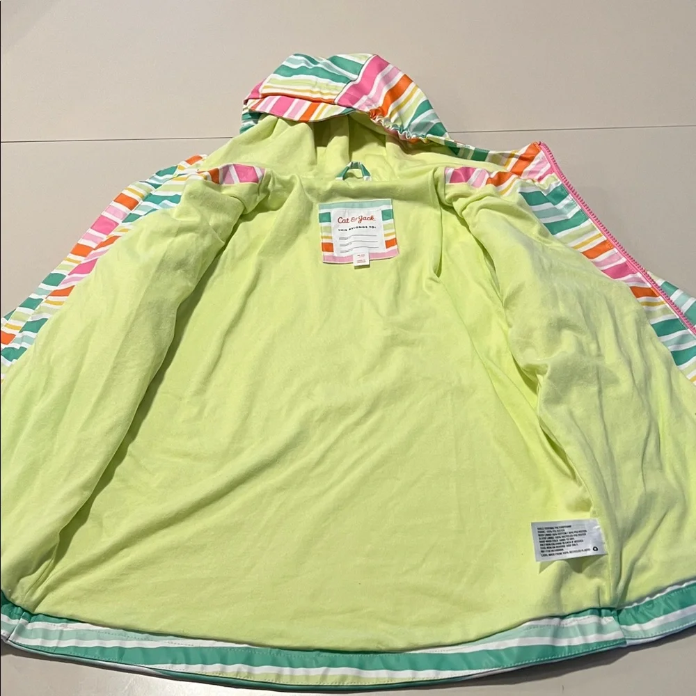 Cat‎ & Jack Multicolor Striped Raincoat